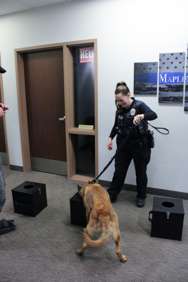 Mapleton police officers Hatch, Nyx form city’s first K9 unit News